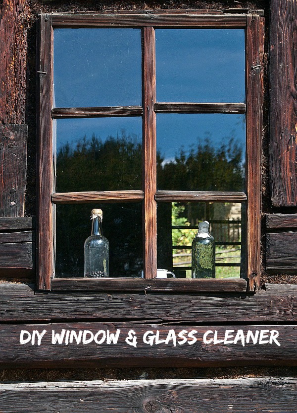 Limpa-vidros caseiro DIY