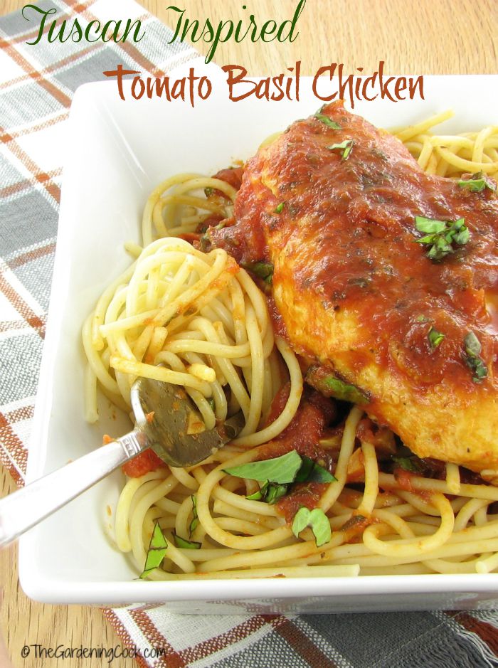 Tuscan Inspired Tomato Basil Chicken
