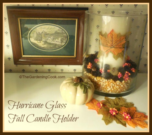 Есенски држач за свеќи – централен дел за пуканки за есен