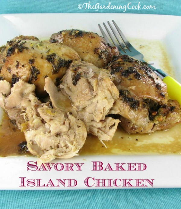 Savory Baked Island Chicken
