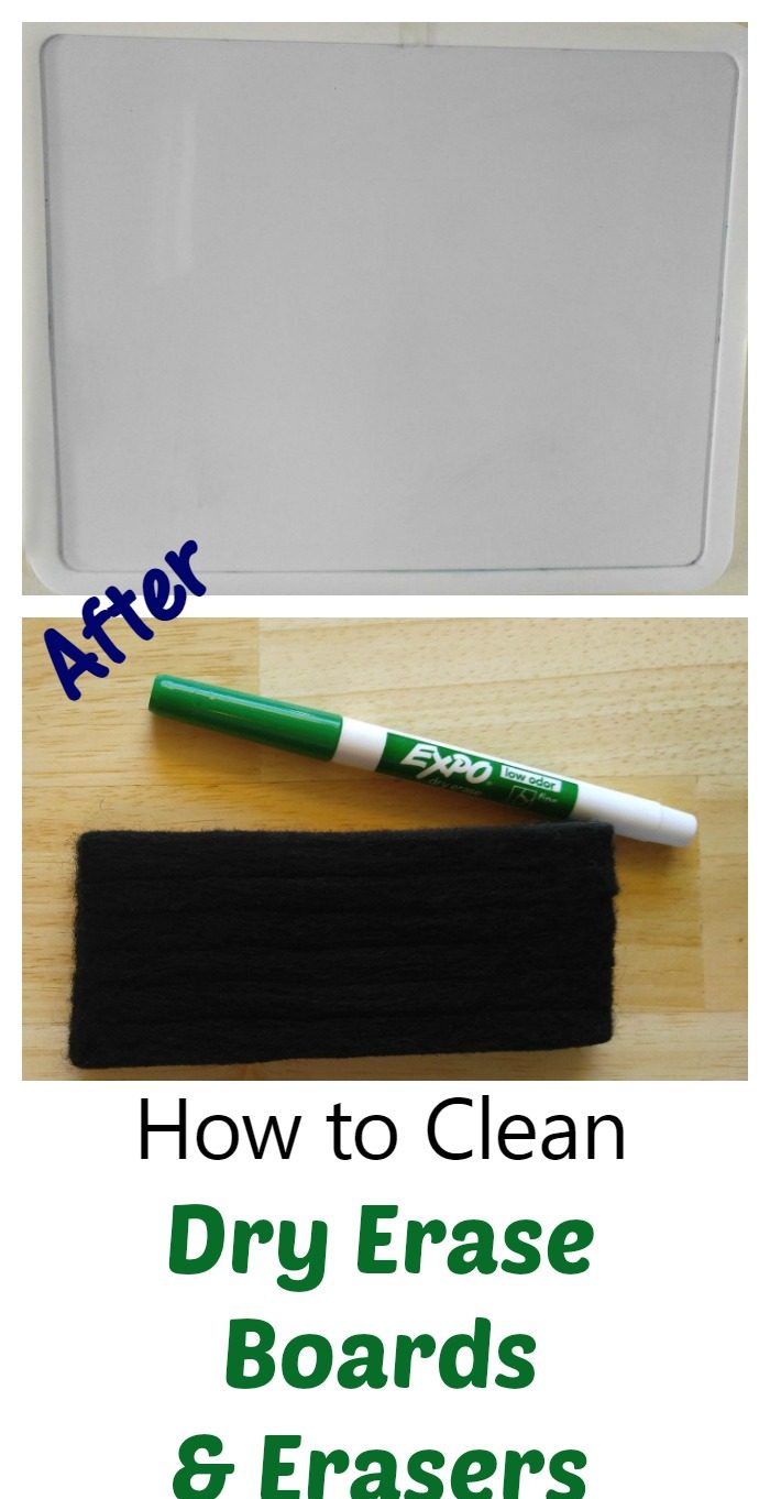 Cómo limpiar una pizarra de borrado en seco y un borrador