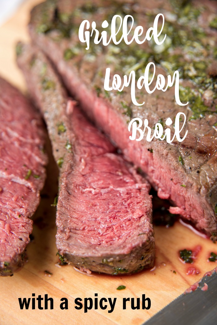 Grillet London Broil med Spicy Rub og rødvinsmarinade – Det er BBQ-tid!