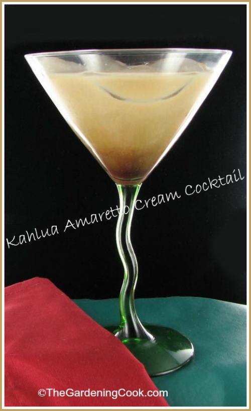 烤杏仁鸡尾酒 - Kahlua Amaretto 奶油