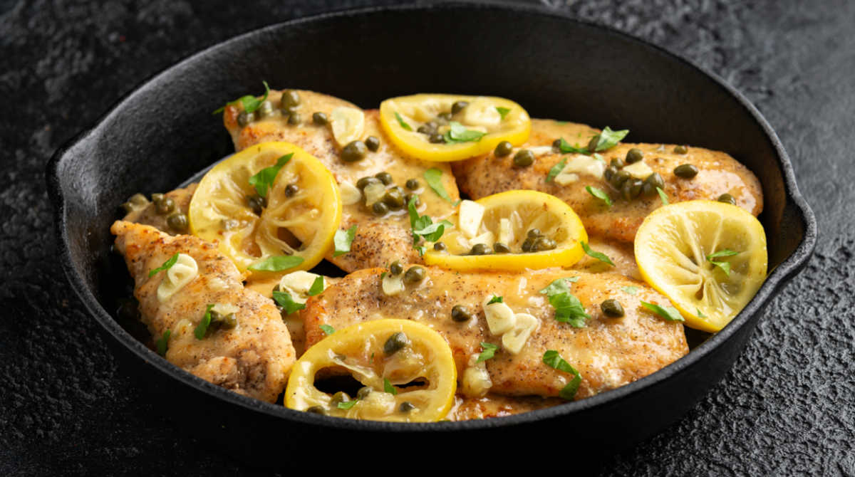 Lemon Chicken Piccata Recipe - Tangy en fet mediterrane smaak