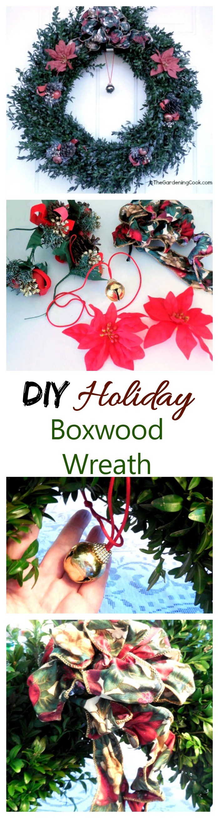 Boxwood vánoční věnec - DIY Holiday Project