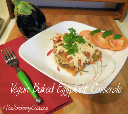 Vegan Eggplant Parmesan Casserole - ដុតនំជម្រើសសុខភាព