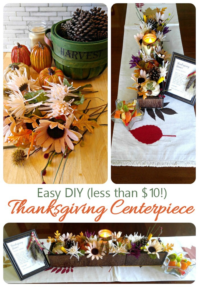 Madaling Thanksgiving Centerpiece – Recycle Reclaim!