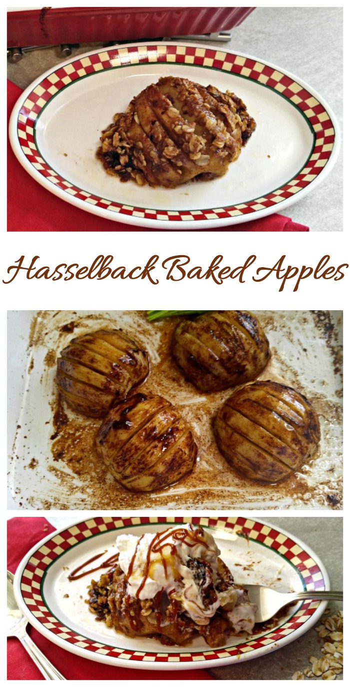Pieczone jabłka Hasselback - Smaczny przepis na bezglutenowe jabłka w plasterkach