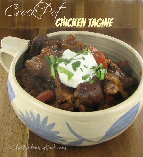 Crock Pot csirke Tagine - marokkói finomságok