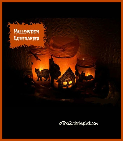 DIY Spooky Mason Jar Halloween Luminaries