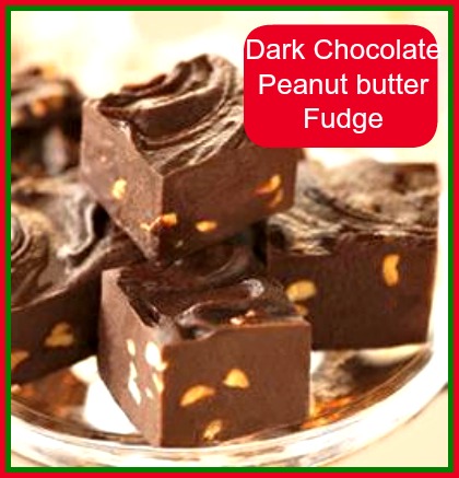 Easy Dark Chocolate Peanut Butter Fudge