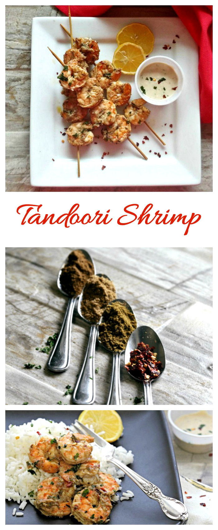 Tandoori-Garnelen mit indischen Gewürzen - einfaches pikantes Rezept (glutenfrei - Whole30 - Paleo)