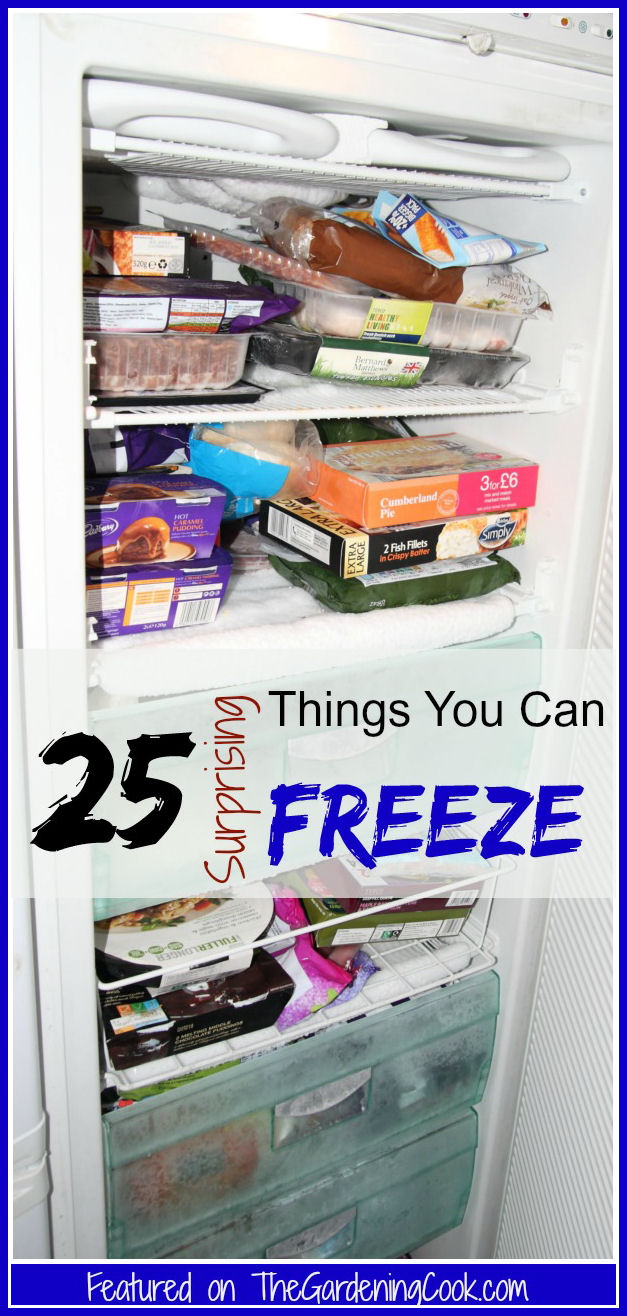 25+ netikėtų maisto produktų, kuriuos galite užšaldyti