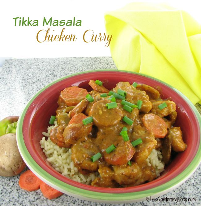 Kryddstark curry med kyckling Tikka Masala