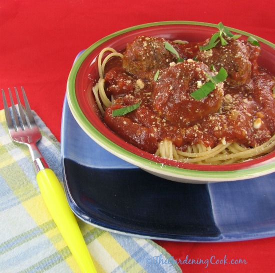 Slane italijanske ćufte i špageti