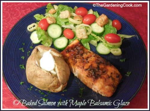 Inihurnong Salmon na may Maple Glaze – Easy Dinner Recipe
